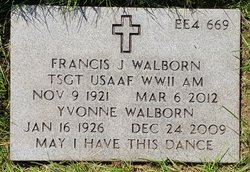 Francis J “Frank” Walborn 
