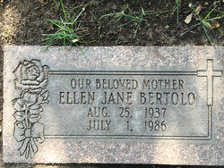 Ellen Jane <I>Currid</I> Bertolo 