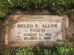 Helen Elizabeth “Hunnah” <I>Miller</I> Allen 