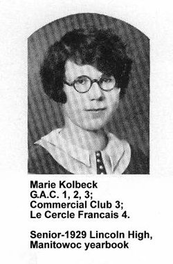 Marie <I>Kolbeck</I> Verlaan 