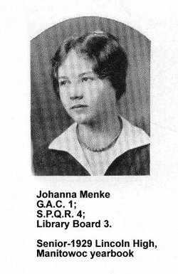 Johanna Diedericke <I>Menke</I> Gunnemann 