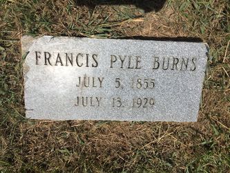 Francis <I>Pyle</I> Burns 