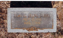 Mary Temperance Irene “Tempie” <I>Jackson</I> Berry 