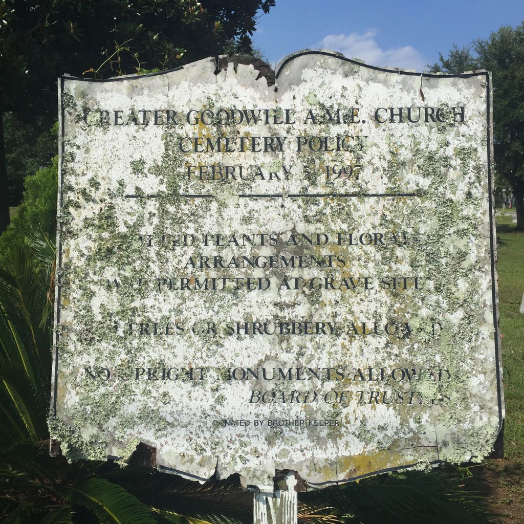 Greater Goodwill AME Church Cemetery