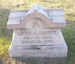 Elizabeth Jane “Lizzie” <I>Cushman</I> Abbott 