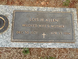 Lois Earline <I>Henderson</I> Allen 