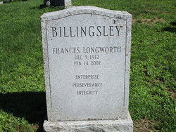 Frances <I>Longworth</I> Billingsley 