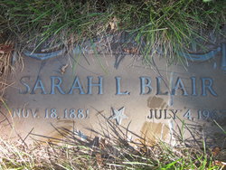 Sarah L. <I>Sorem</I> Blair 