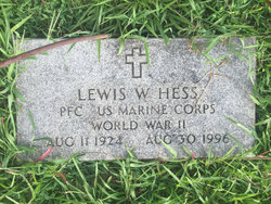 PFC Lewis W Hess 