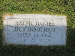 Ralph Daniel Higginbotham Sr.