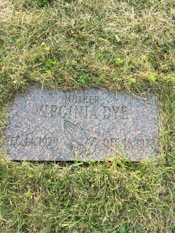 Virginia Mae <I>McClanahan</I> Dye 