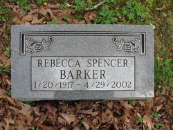 Rebecca <I>Spencer</I> Barker 