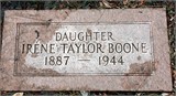 Irene Marian <I>Taylor</I> Boone 