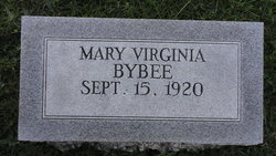 Mary Virginia Bybee 