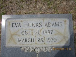 Eva <I>Hucks</I> Adams 
