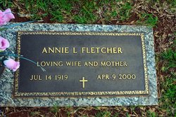 Annie Lou <I>Wright</I> Fletcher 