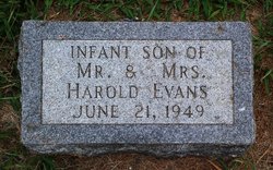 Infant Son Evans 
