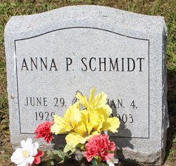 Anna P <I>Reihart</I> Schmidt 