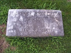 Florence M <I>Broughton</I> Vinson 