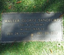 Walter G “Walt” Sandford 