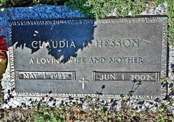 Claudia Ruth <I>Allen</I> Hesson 