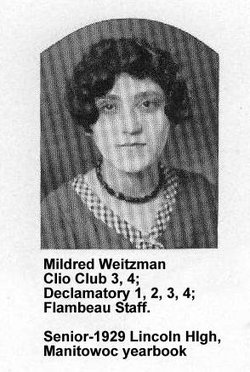 Mildred <I>Weitzman</I> Freiman 