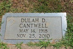 Dulah Dent <I>Dalton</I> Cantwell 