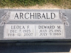 Deward M. Archibald 
