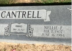 Nellie F. <I>Simons</I> Cantrell 