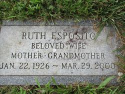 Ruth <I>Kramer</I> Esposito 