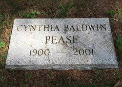 Cynthia <I>Baldwin</I> Pease 