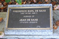 Frederick Earl De Saxe 