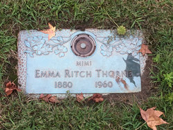 Mrs Mary Emma “Mimi” <I>Ritch</I> Thorne 