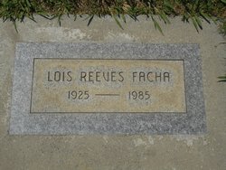 Lois Frances <I>Reeves</I> Facha 