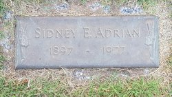 Sidney Earl Adrian 