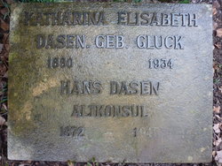 Katharina Elisabeth <I>Gluck</I> Dasen 