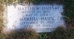 Martha <I>Chibbaro</I> Hahn 