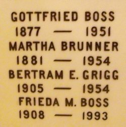 Martha <I>Brunner</I> Boss 