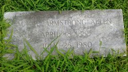 Mamie Lucinda <I>Armstrong</I> Allen 