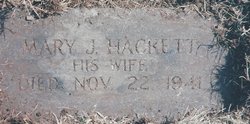 Mary J. <I>Hackett</I> Cooney 