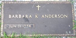 Barbara K Anderson 