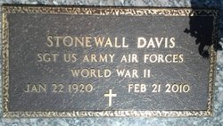 Stonewall J Davis 