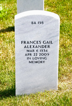 Frances Gail <I>Mays</I> Alexander 