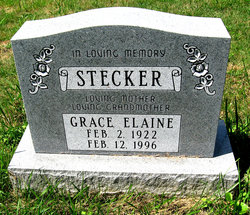 Grace Elaine <I>Serena</I> Stecker 