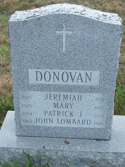 Mary <I>Lombard</I> Donovan 