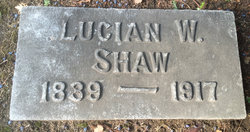 Lucien Walter Shaw 