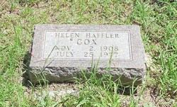 Helen <I>Haffler</I> Cox 