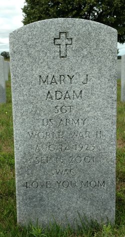 Mary Jane <I>Lyons</I> Adam 