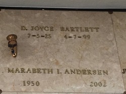 Marabeth Ilene <I>Bartlett</I> Andersen 