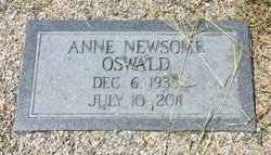 Anne <I>Newsome</I> Oswald 
